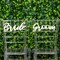 2 Natural 12x5 in Wooden Bride and Groom Chair Signs HANGING DECOR Party Events